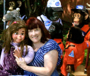 Penelope with Ali-En and Astro Apes, from Out in Outer Space musical.
